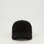 Image of Logo Denim Cap by Saint Laurent for Men - Season Spring-Summer 2026 - Front View