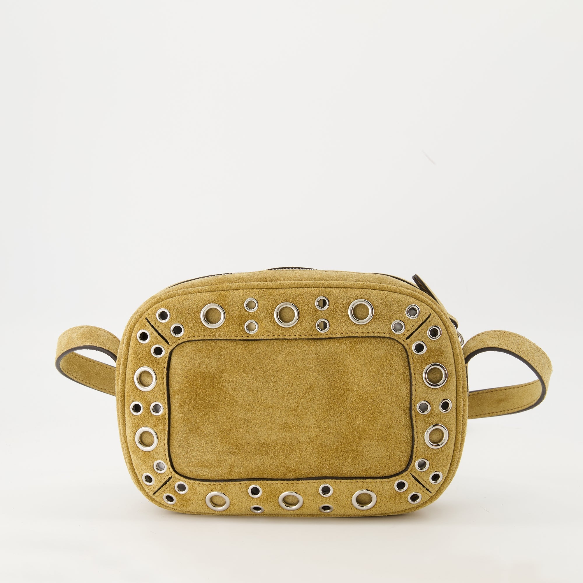 Imagen de la cartera de ante Nellcôte de Valentino Garavani para mujeres - Temporada Otoño-Invierno 2025 - Vista Trasera