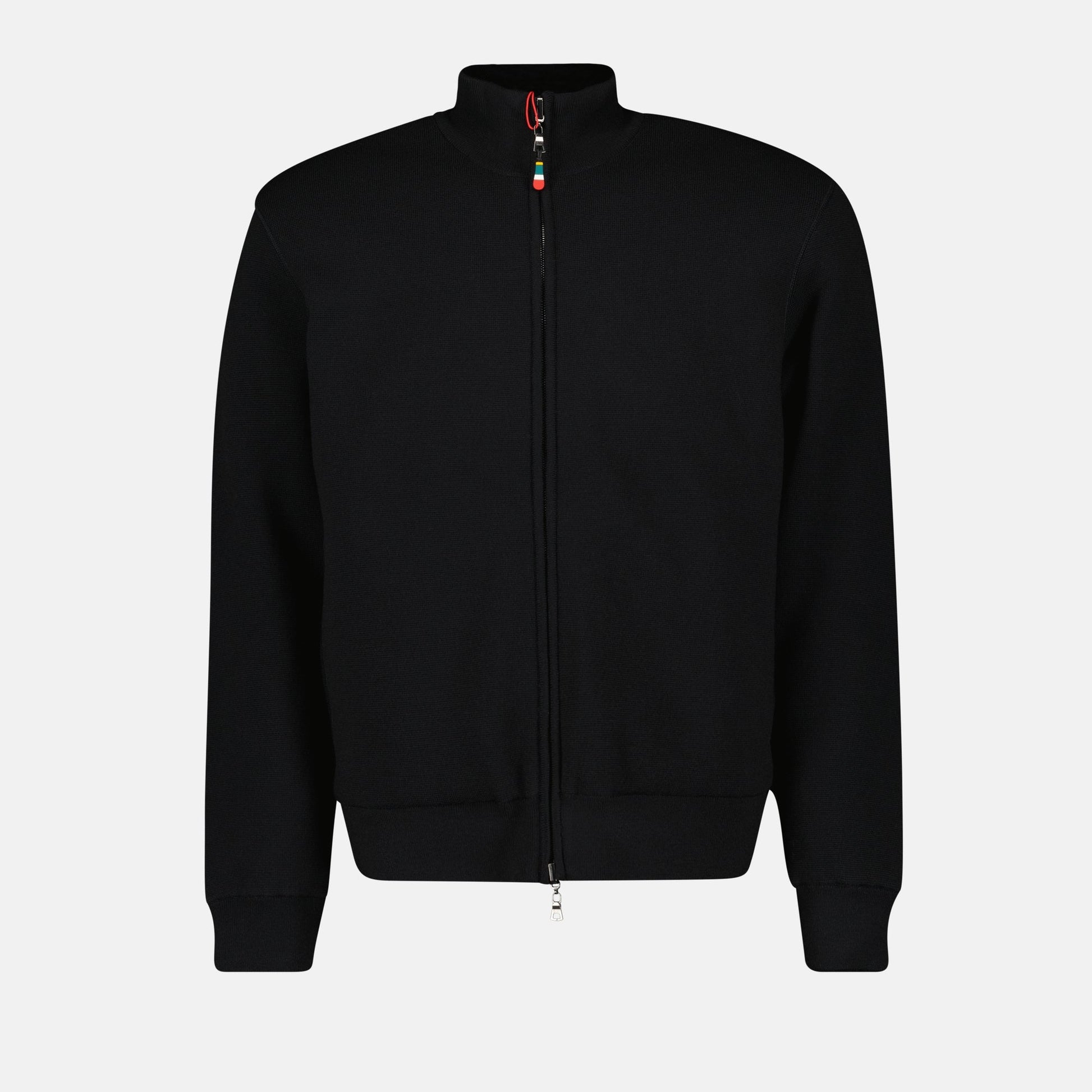 reversible jacket, Sedgeley, black jacket, Fall-Winter 2024, tricolor details