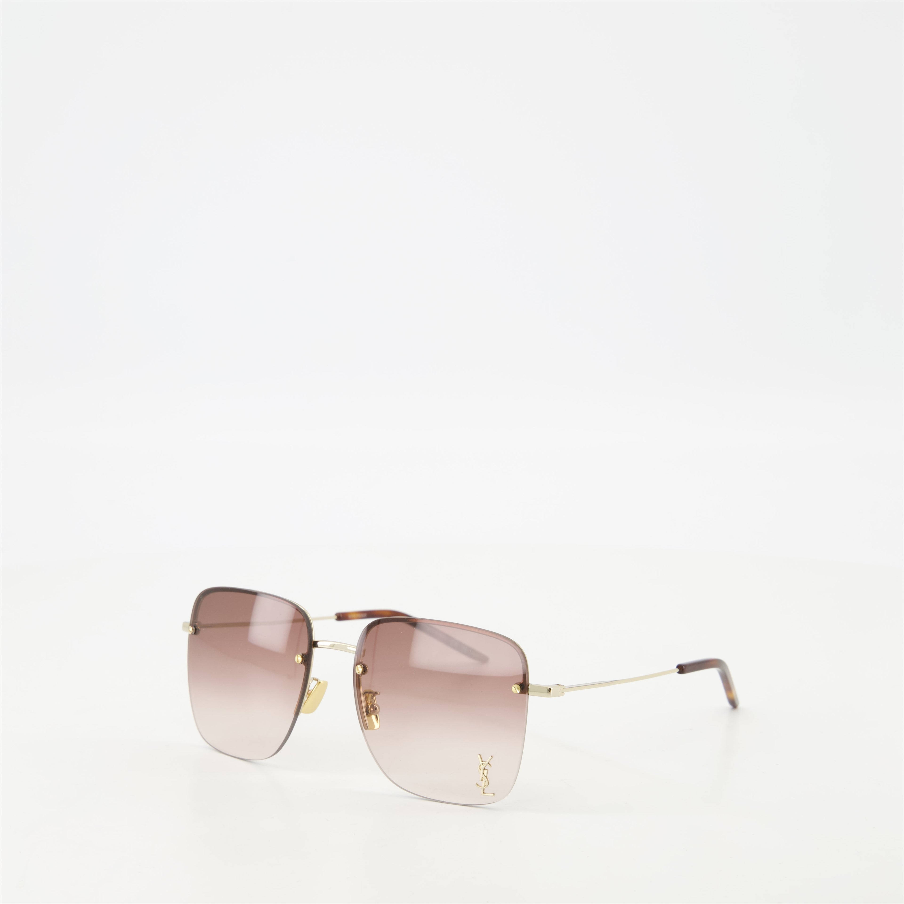 pink sunglasses, SL 312 M, Saint Laurent, UV protection sunglasses, acetate sunglasses