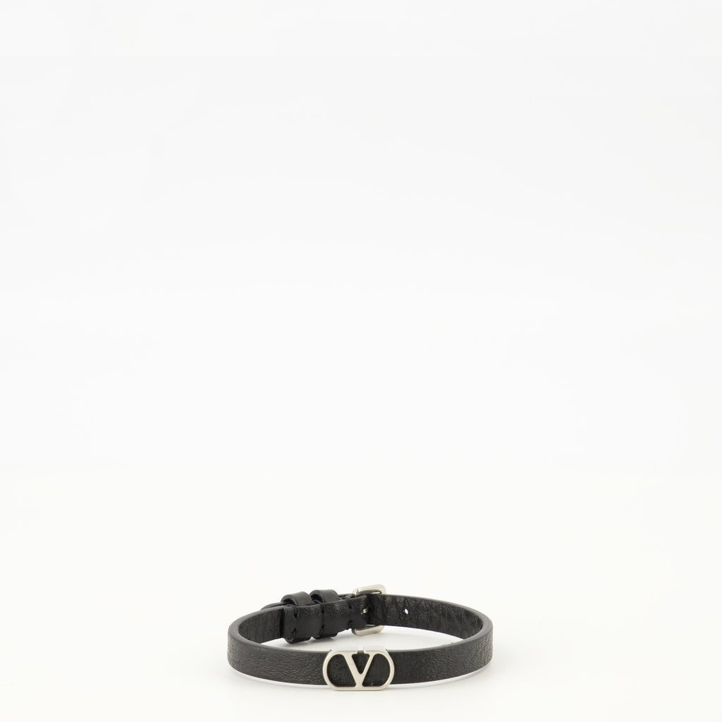 Vlogo Leather Bracelet
