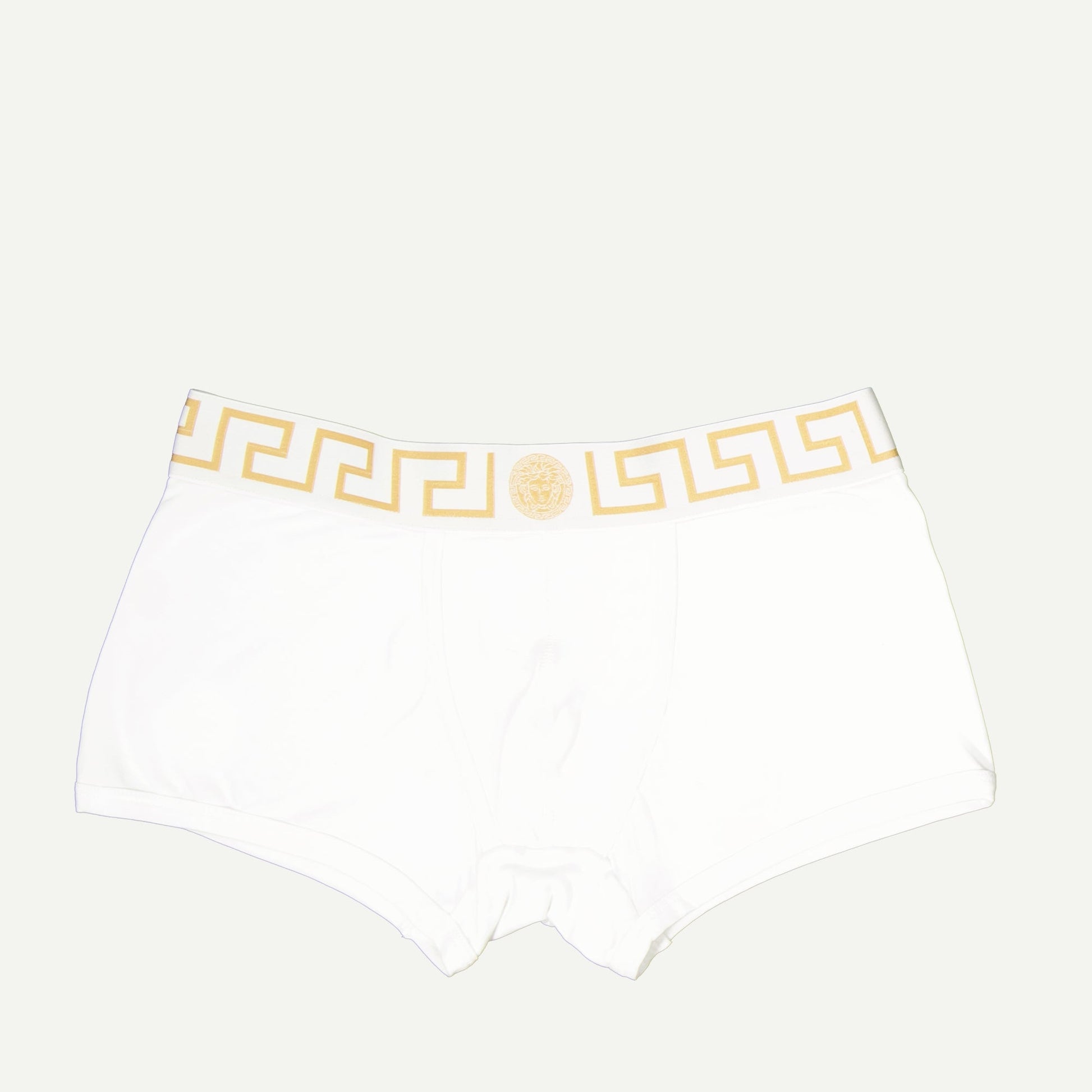 Medusa Greca, Boxer Shorts, Versace Fashion, Men's Collection, White Boxers