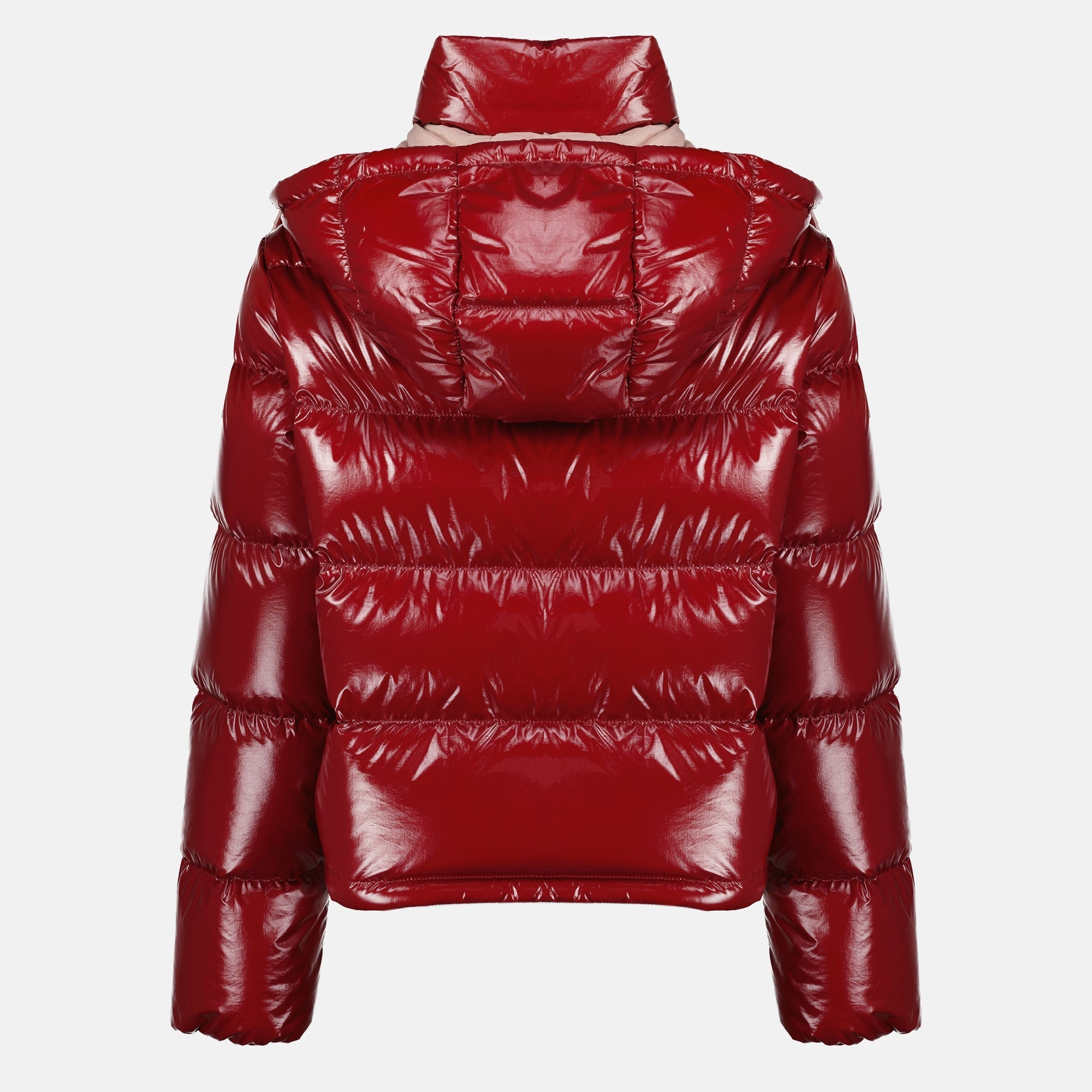 Casaco de Penas Vermelho Niveole