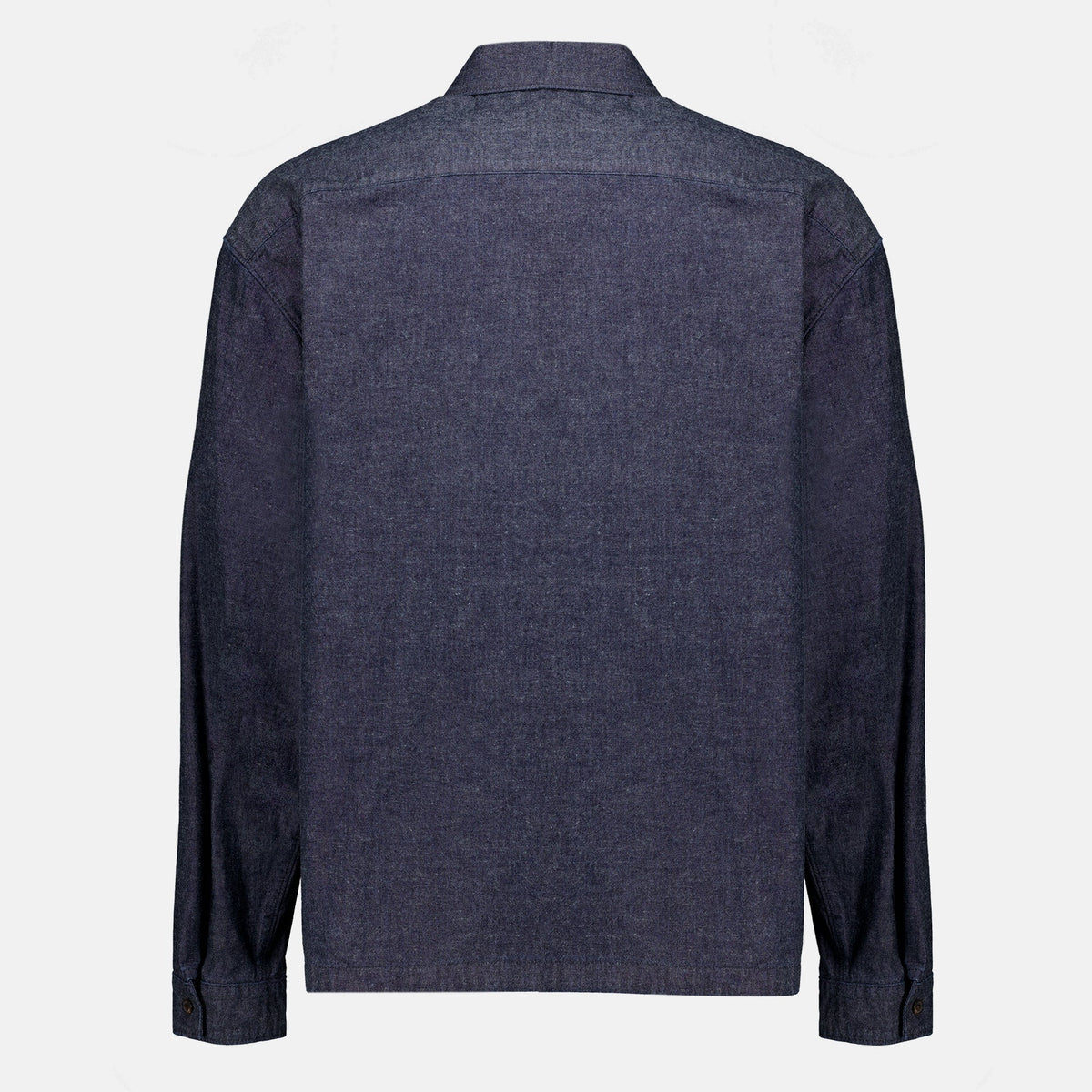 Camicia in chambray grigio-blu