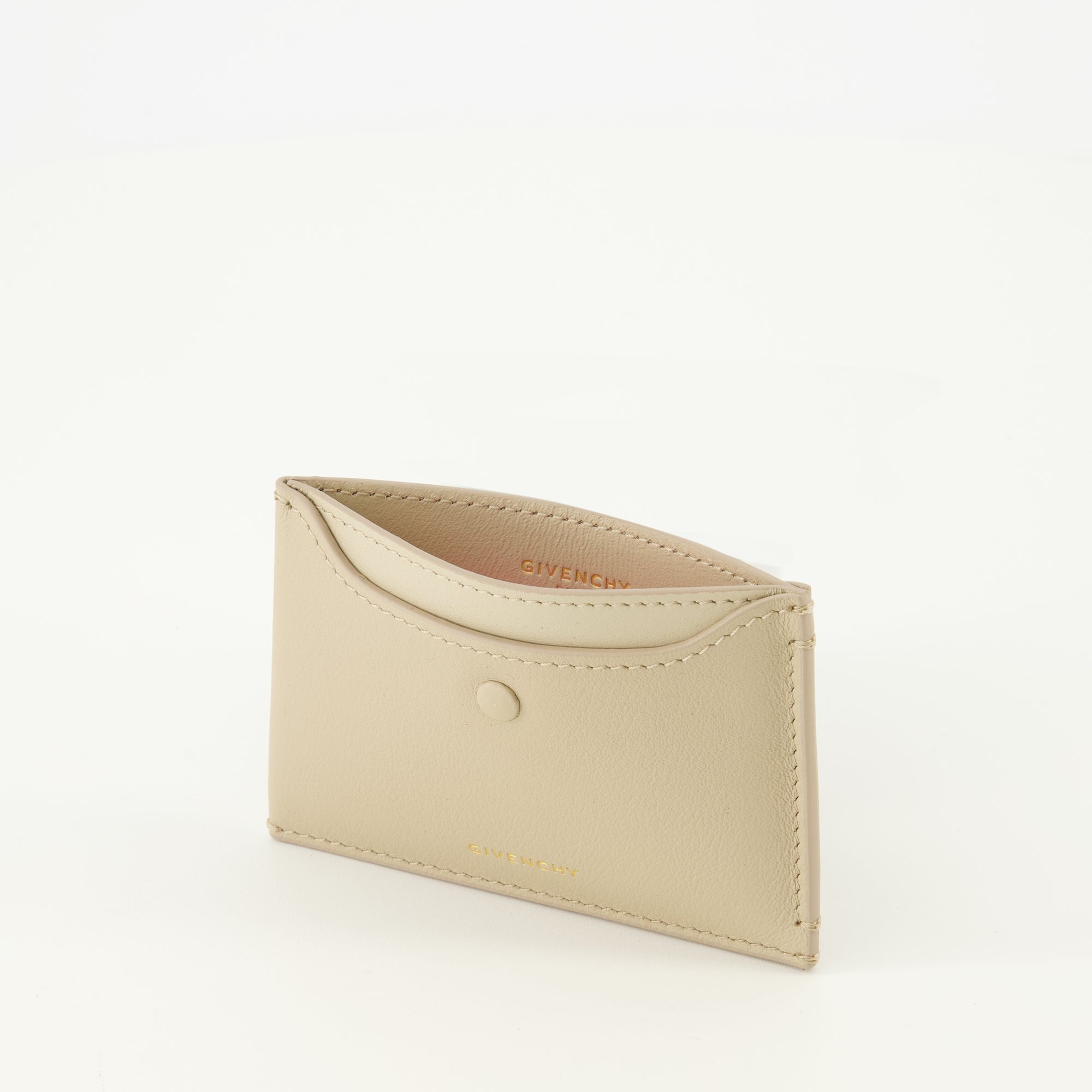 Givenchy cardholder, beige leather accessories, luxury cardholder, women's leather wallet, designer cardholder
