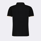 Moncler polo, black polo, women’s polo, luxury polo shirt, designer polo