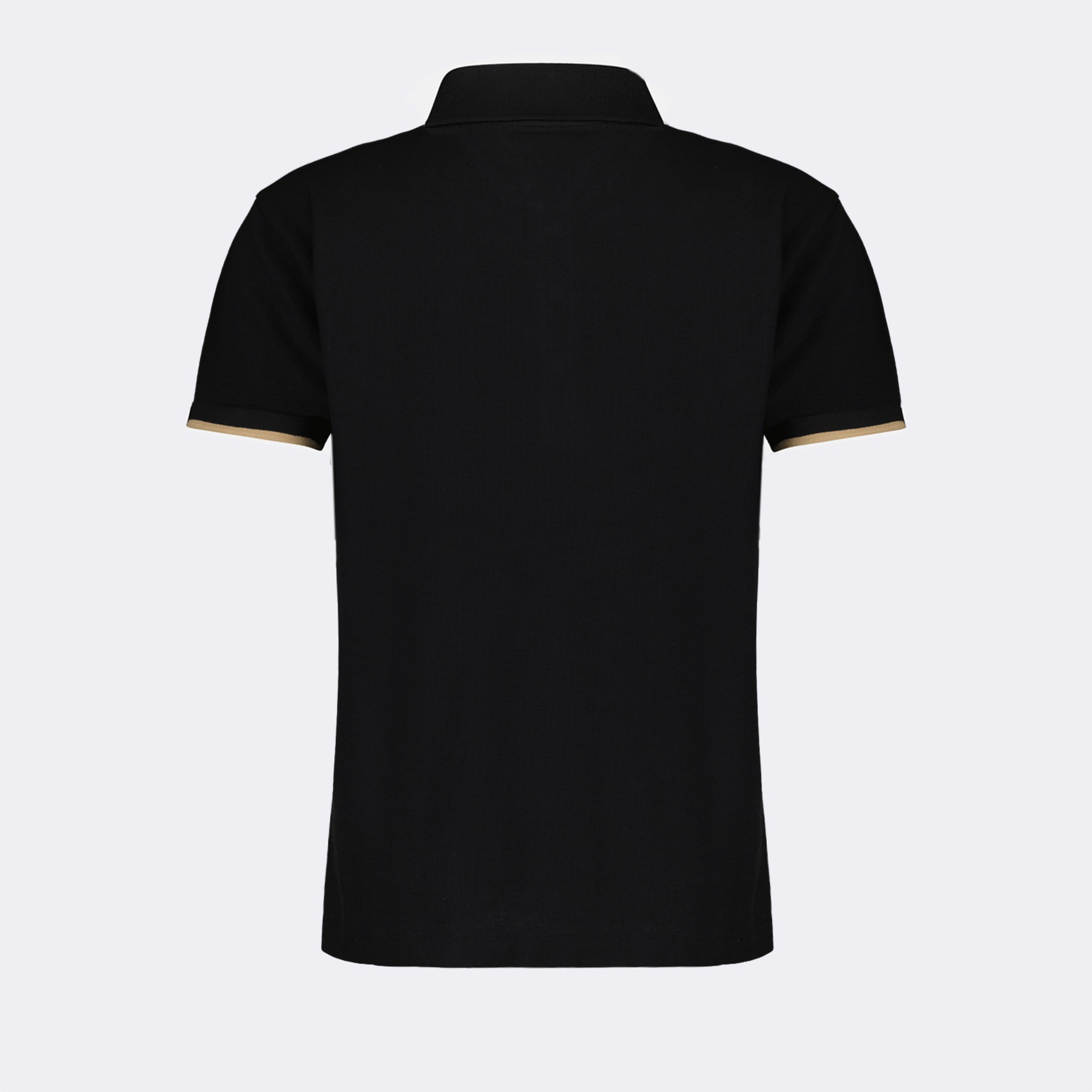 Moncler polo, black polo, women’s polo, luxury polo shirt, designer polo