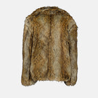 Image of Faux Fur Jacket by Mm6 for Women - Season Autumn-Winter 2025 - Product detail view 1
