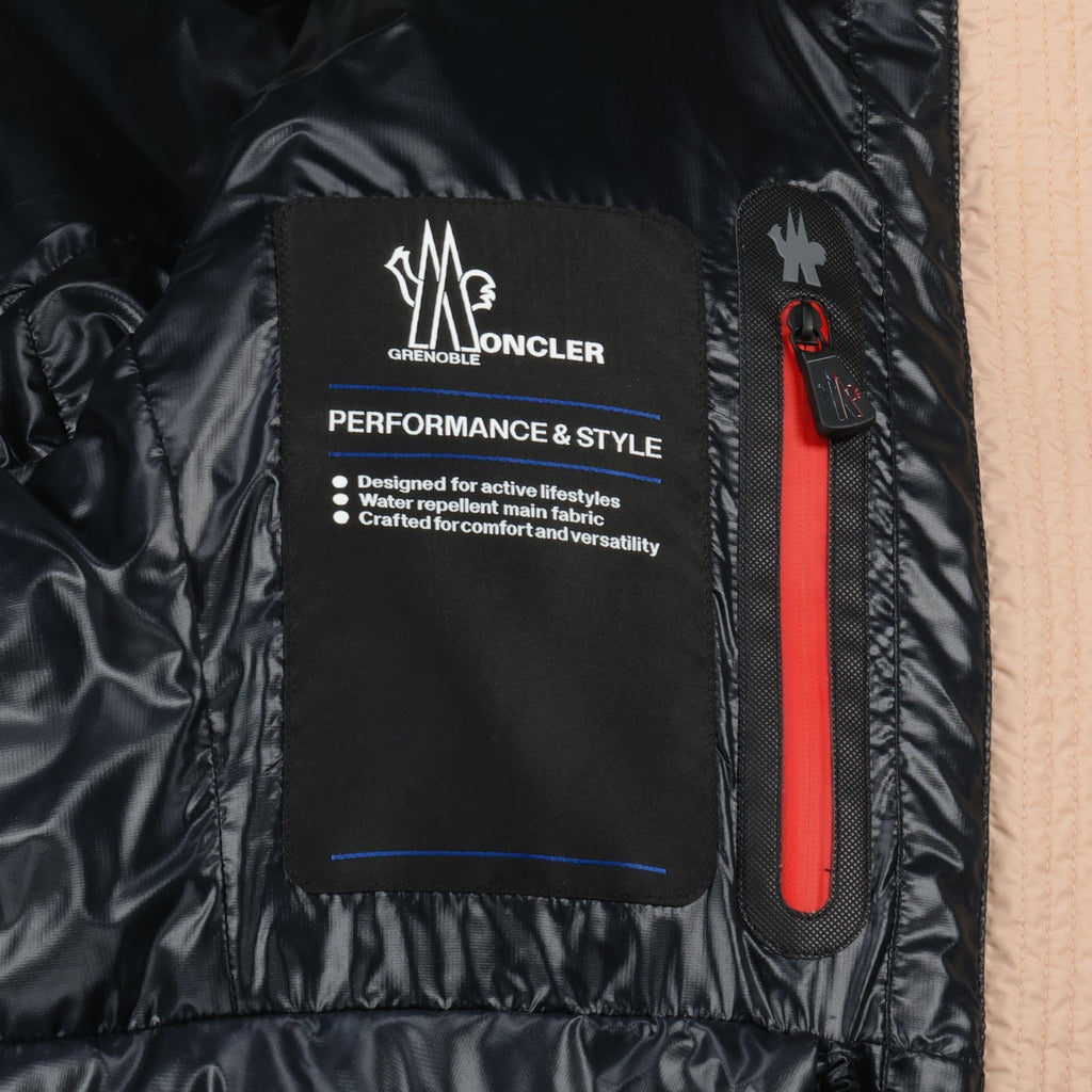 Moncler Grenoble, Bouquetin jacket, pink down jacket, women's jacket, down insulation