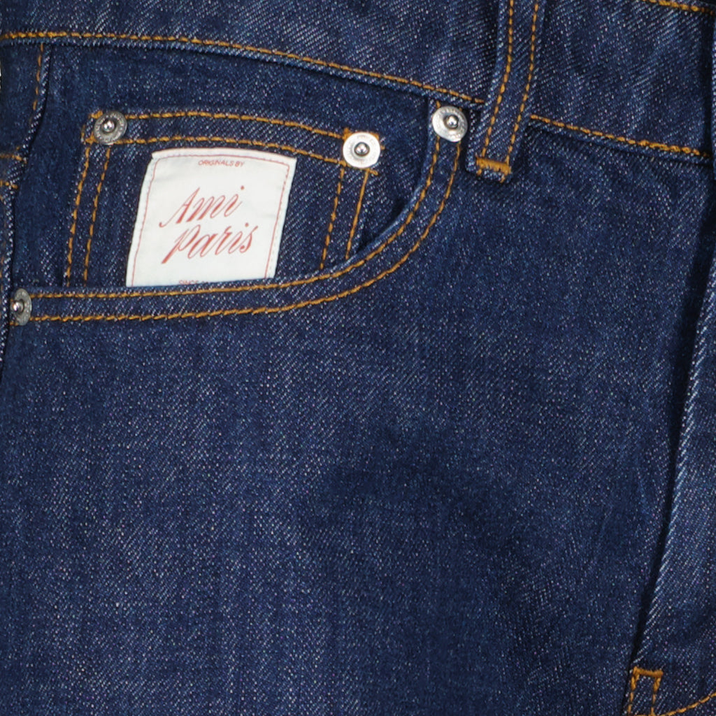 Shorts en Denim Bleu Foncé