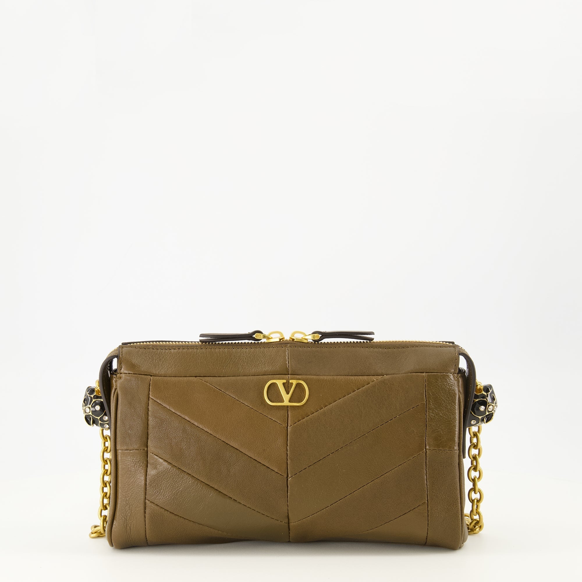 Image of Petit Sac Panthea Marron by Valentino Garavani for Women - Season Spring-Summer 2026 - Front View