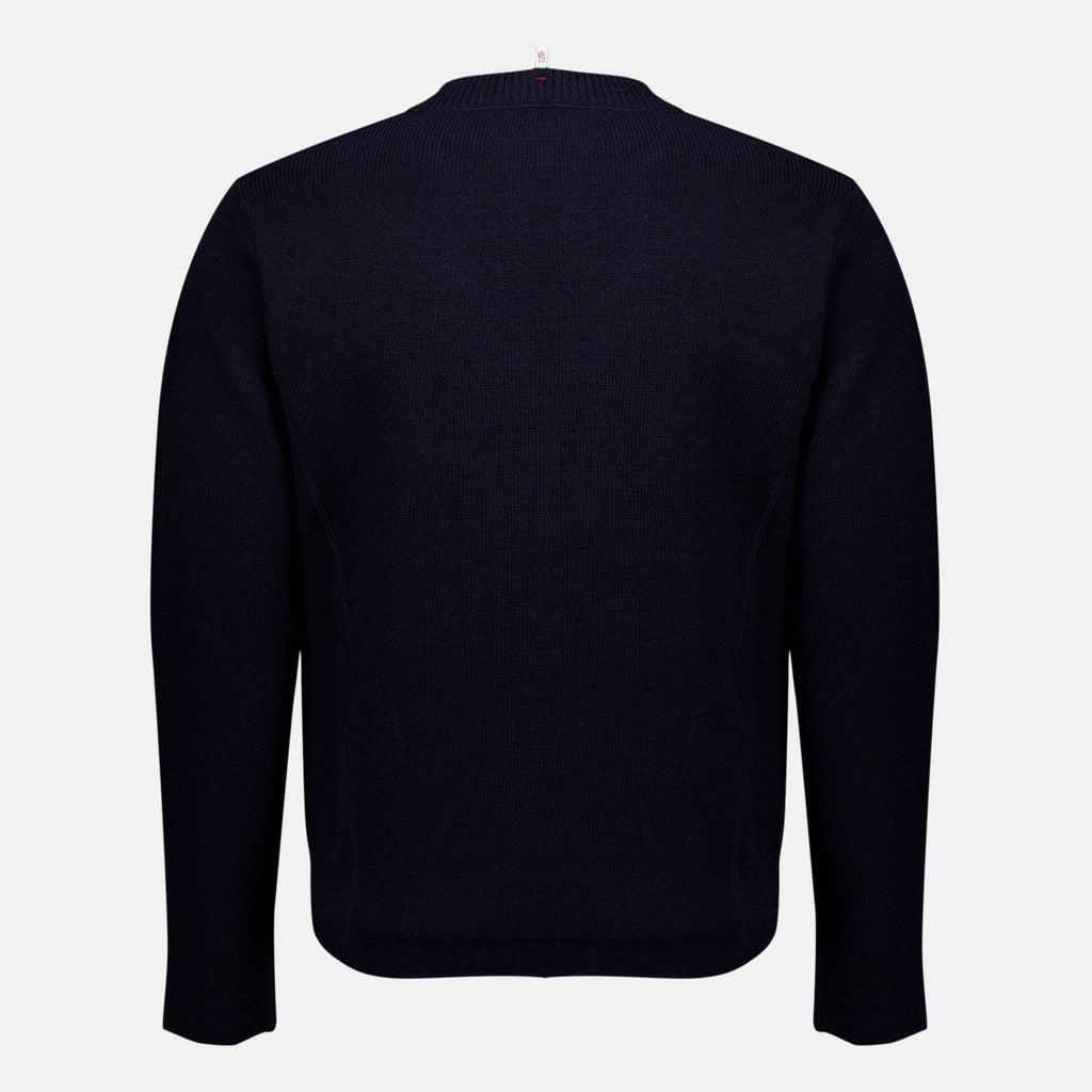 Maglione in lana blu navy