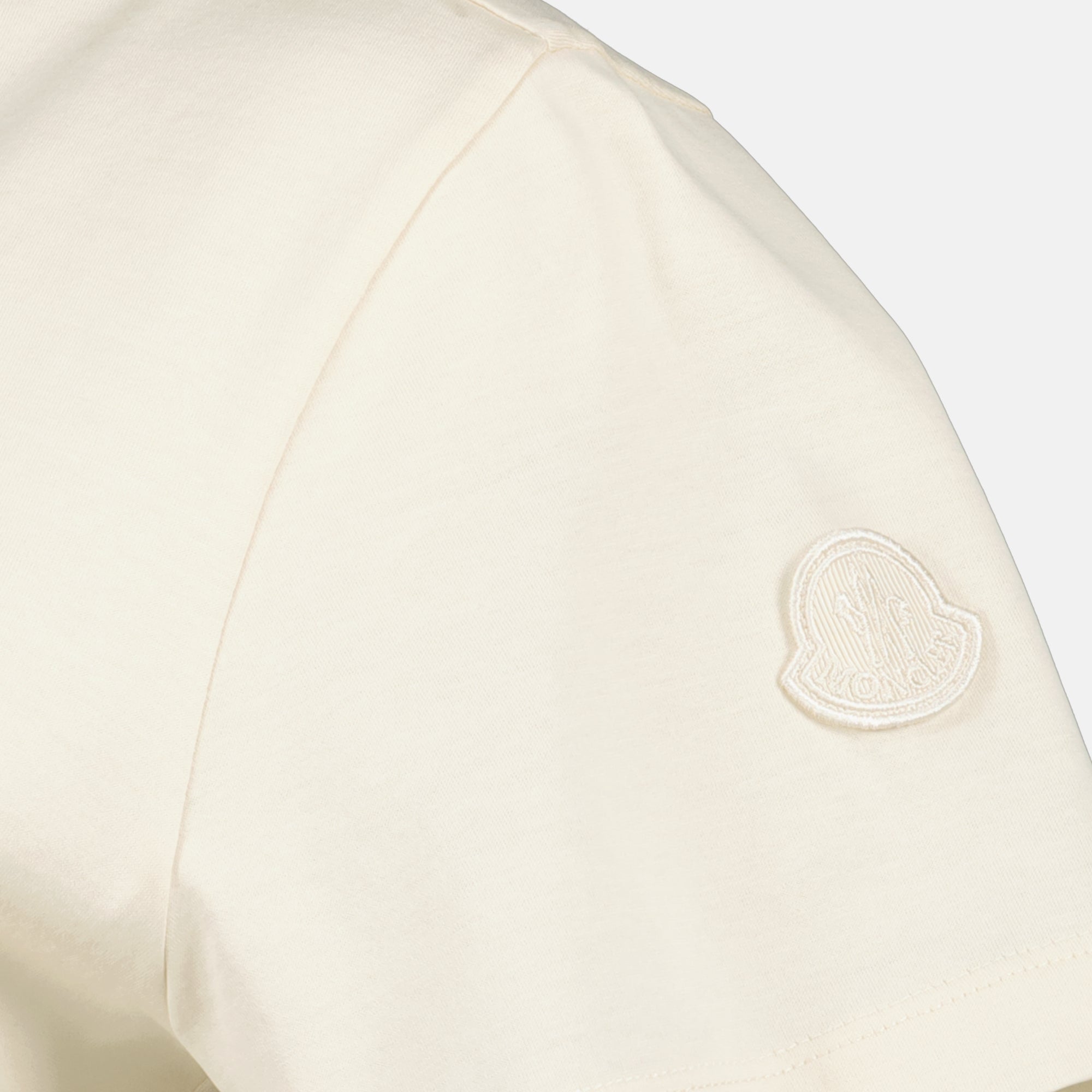 Image of Cotton T-Shirt by Moncler for Women - Season Spring-Summer 2026 - Detail View 2