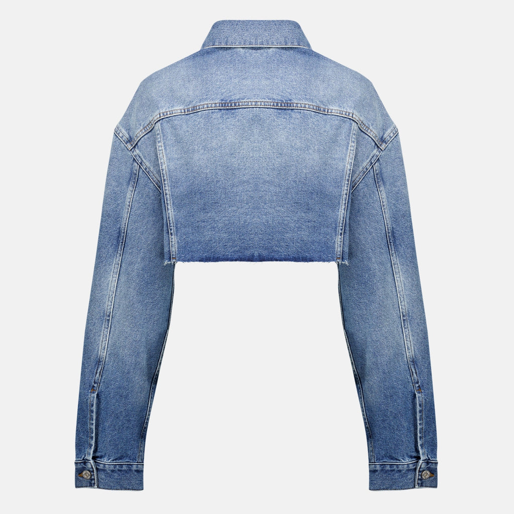 Veste en Denim Bleu
