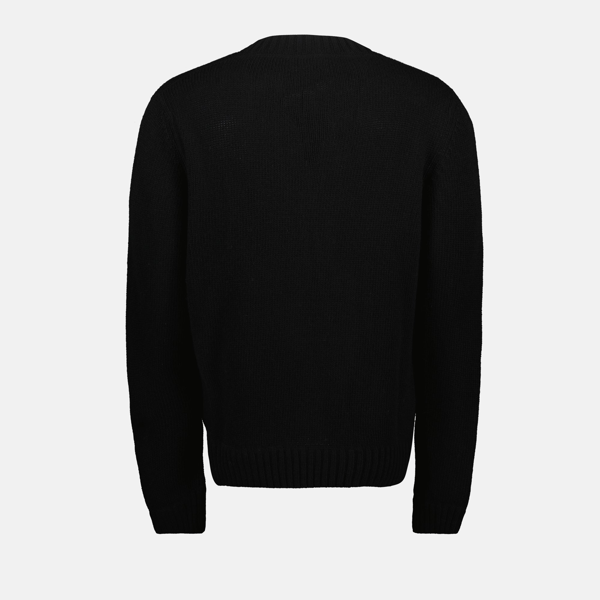 Black Cashmere Wool Sweater - Prada | WE IN STYLE