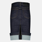Saia Lápis de Denim Kendra