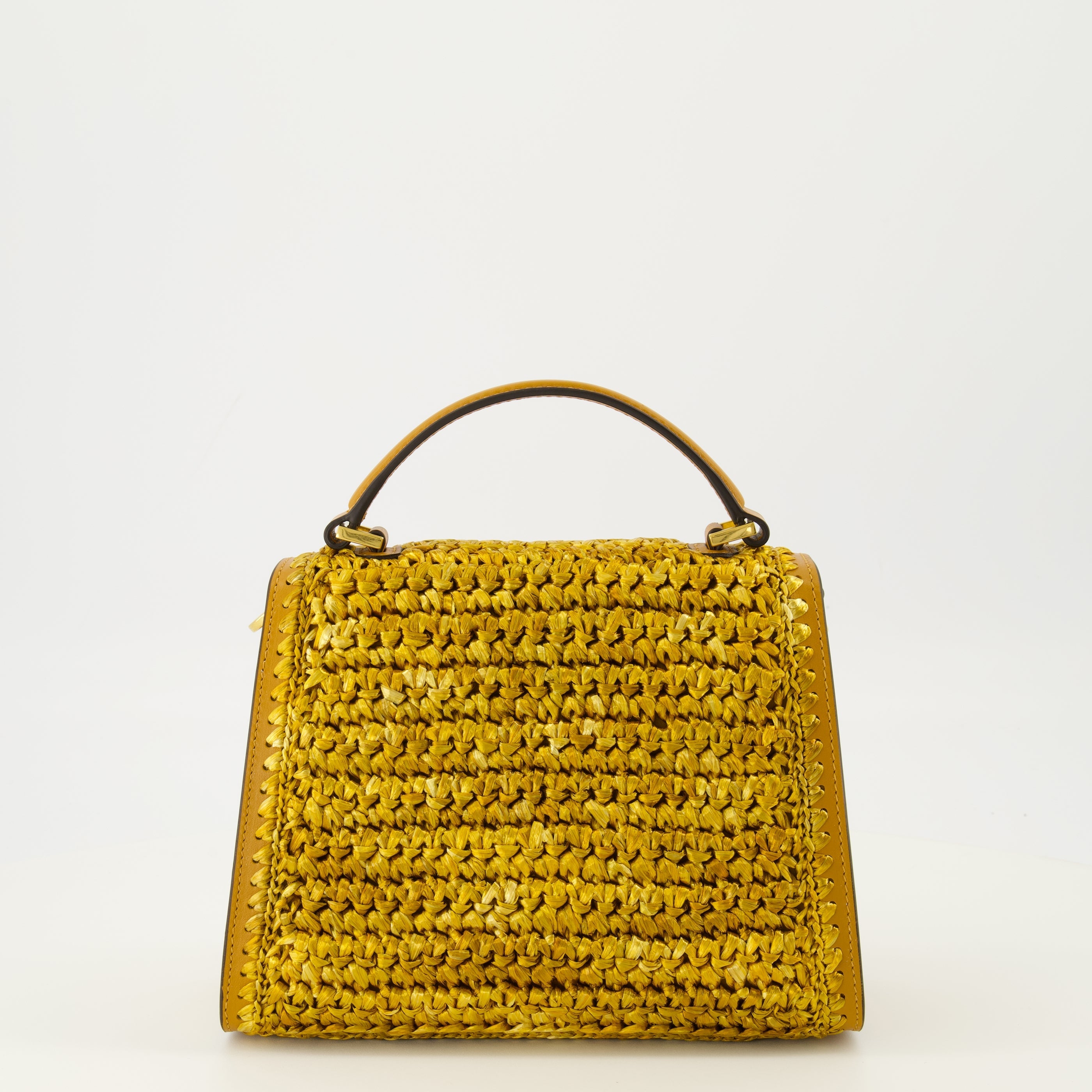 Mini V Sling Raffia Effect Bag - Valentino Garavani - Women | WE
