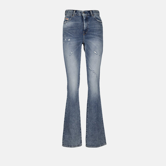 luxury denim, bootcut jeans, Diesel 2003, high-end fashion, premium blue jeans