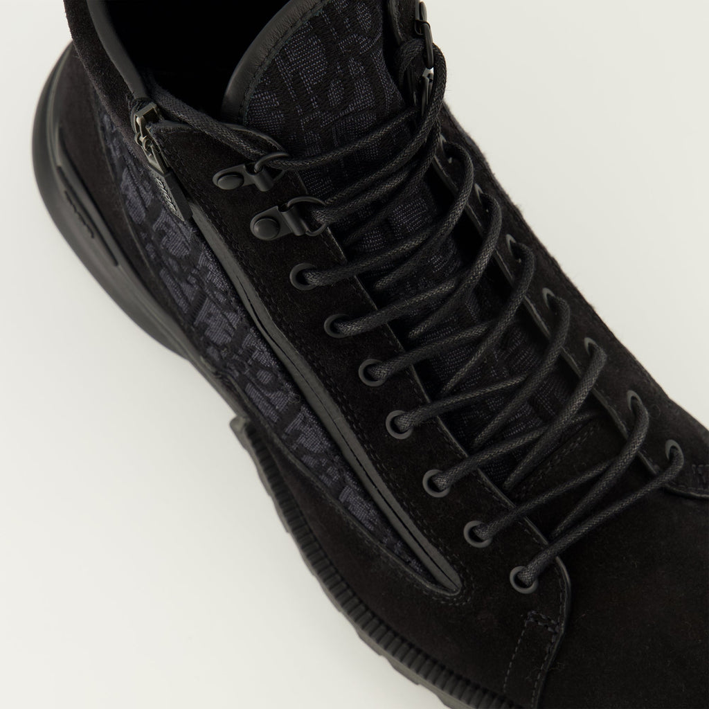 oblique black ankle boots dior men 15636663402876