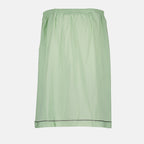 Image of Green Midi Skirt by Prada for Women - Season Autumn-Winter 2025 - Back View