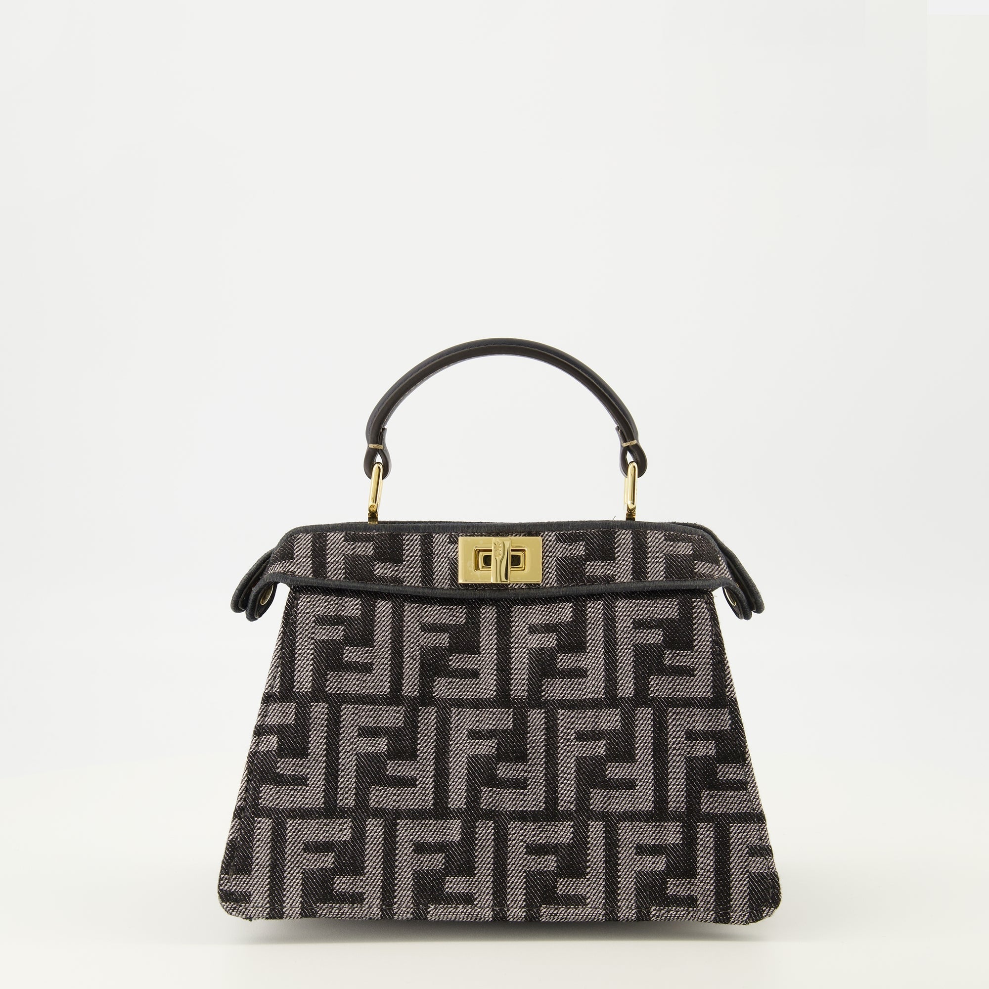 Fendi Peekabbo Nano, denim bag, luxury accessories, designer handbags, Autumn Winter 2025