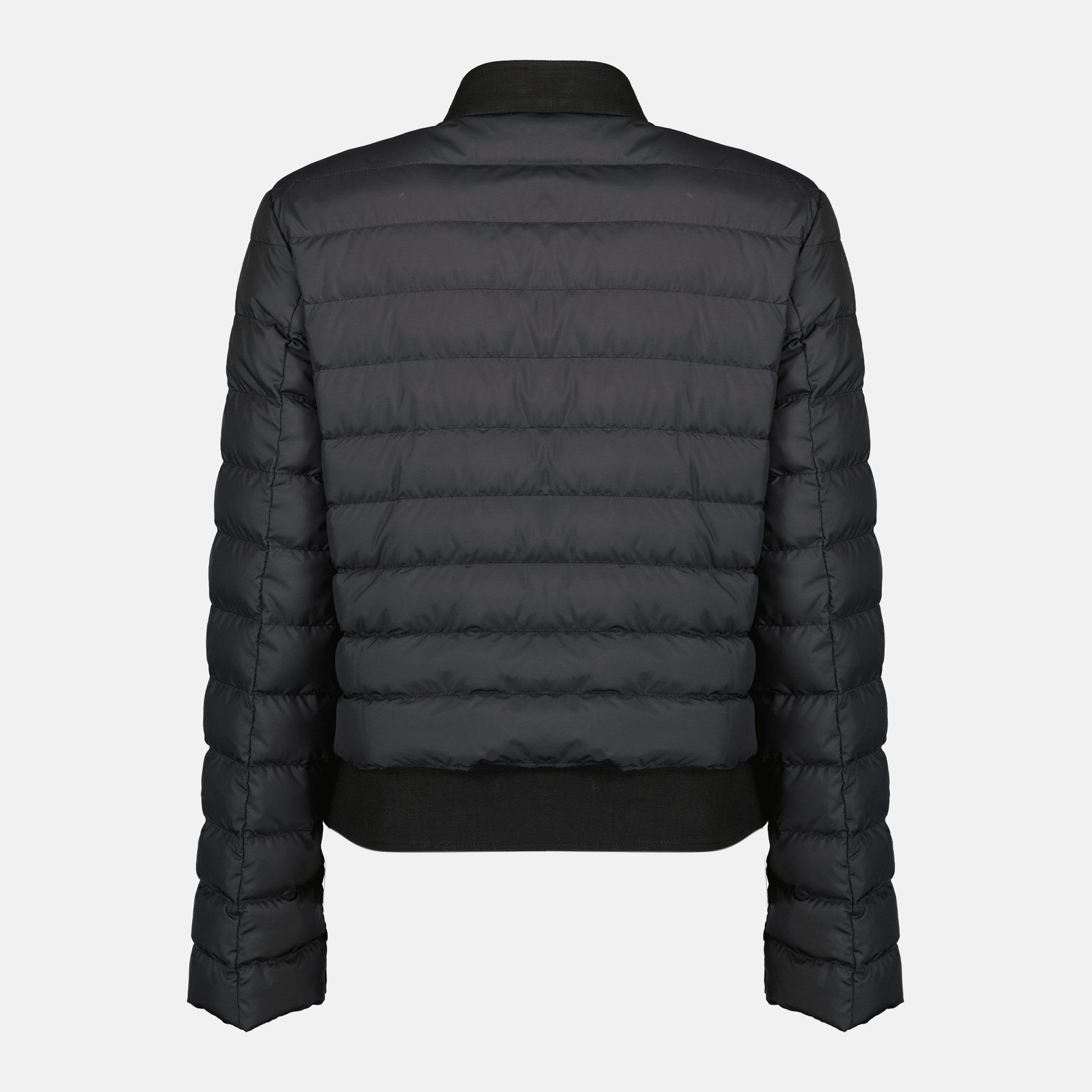 Image of Short Down Jacket Juju Black by Moncler for Women - Season Spring-Summer 2026 - Back View