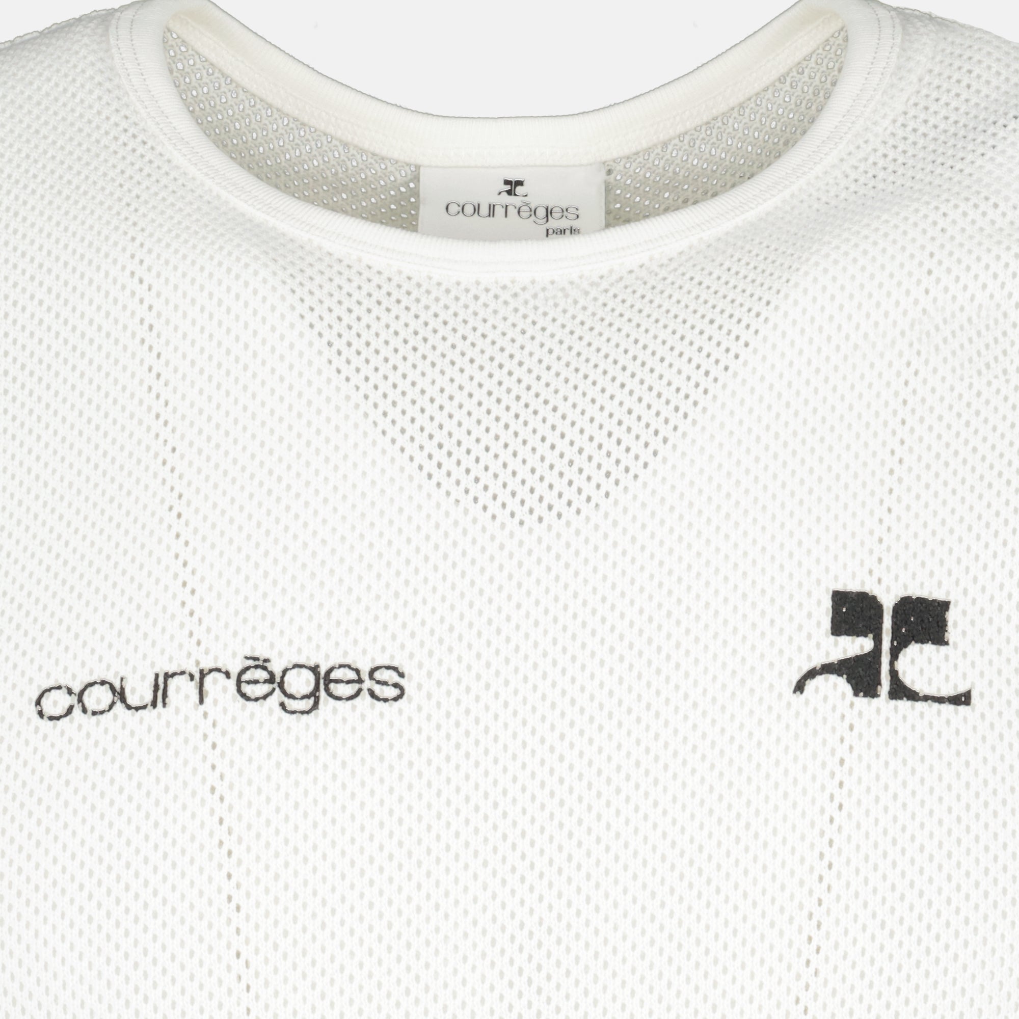 Image of Mesh Tank Top by Courrèges for Men - Season Spring-Summer 2026 - Detail View 1