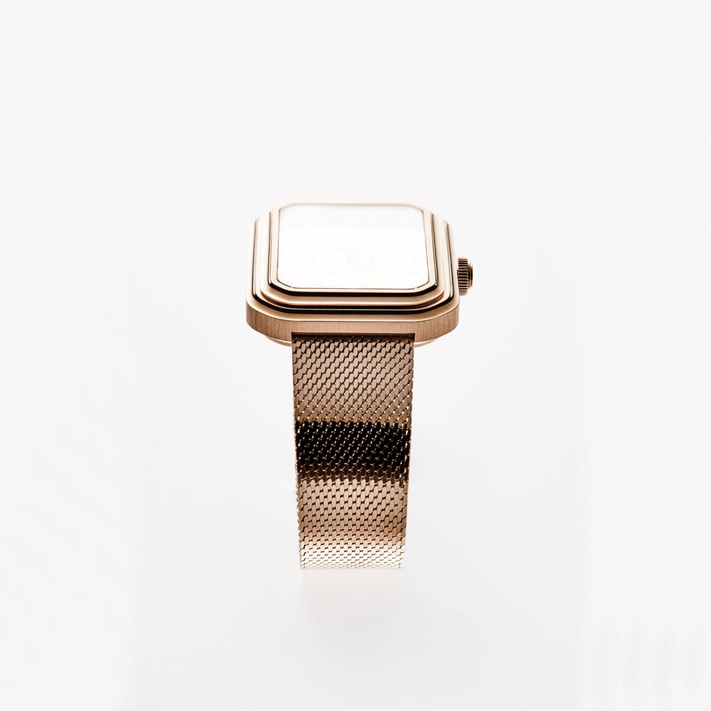 Montre Ecce Figura Lys Bracelet Acier Or Rose