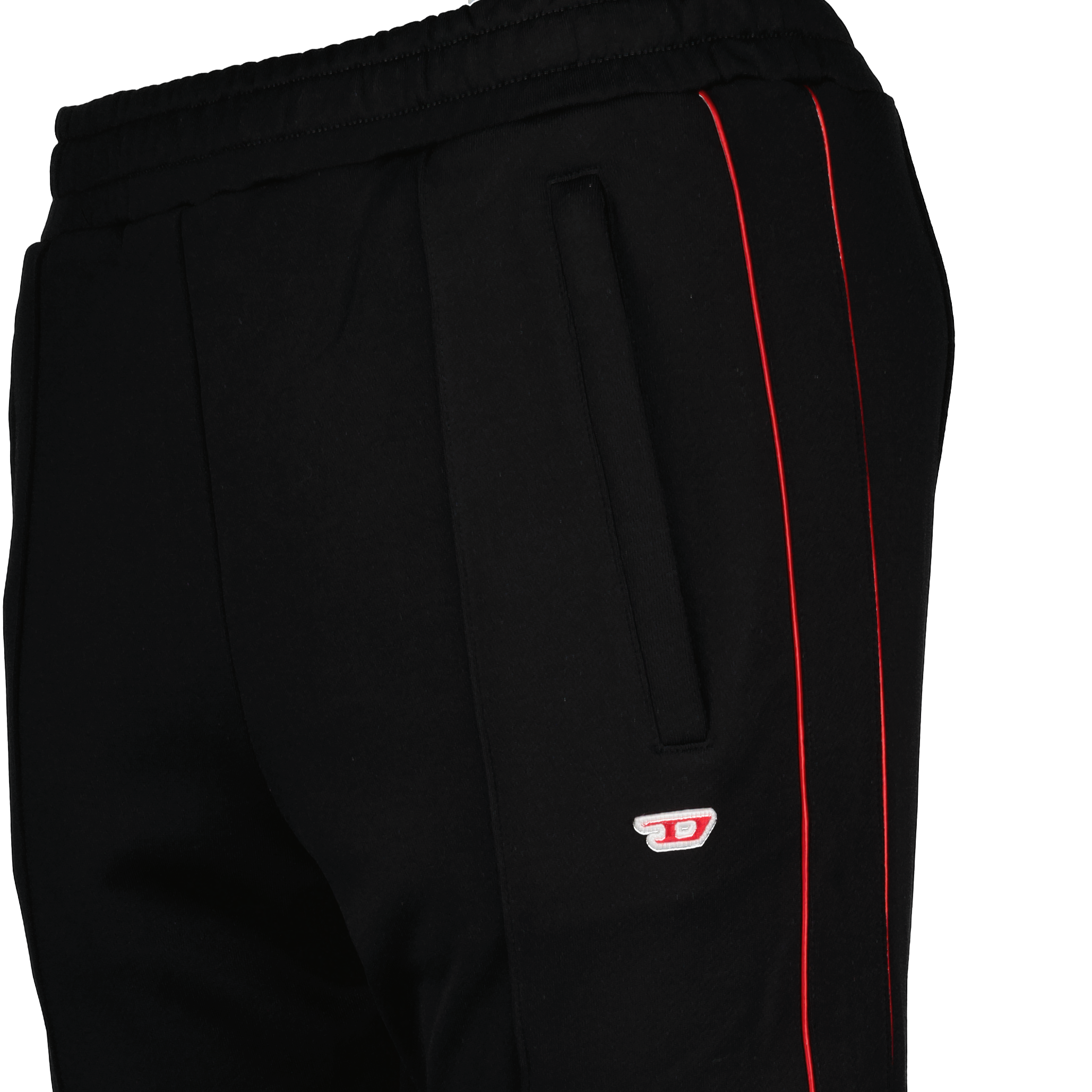P-Zamper-D Pantalon de Jogging en Coton Noir