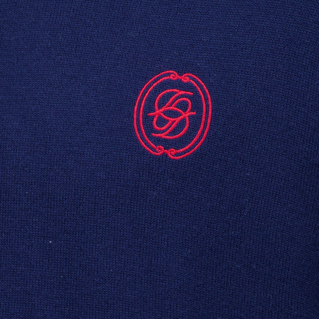 Jersey de lana D Miror azul marino