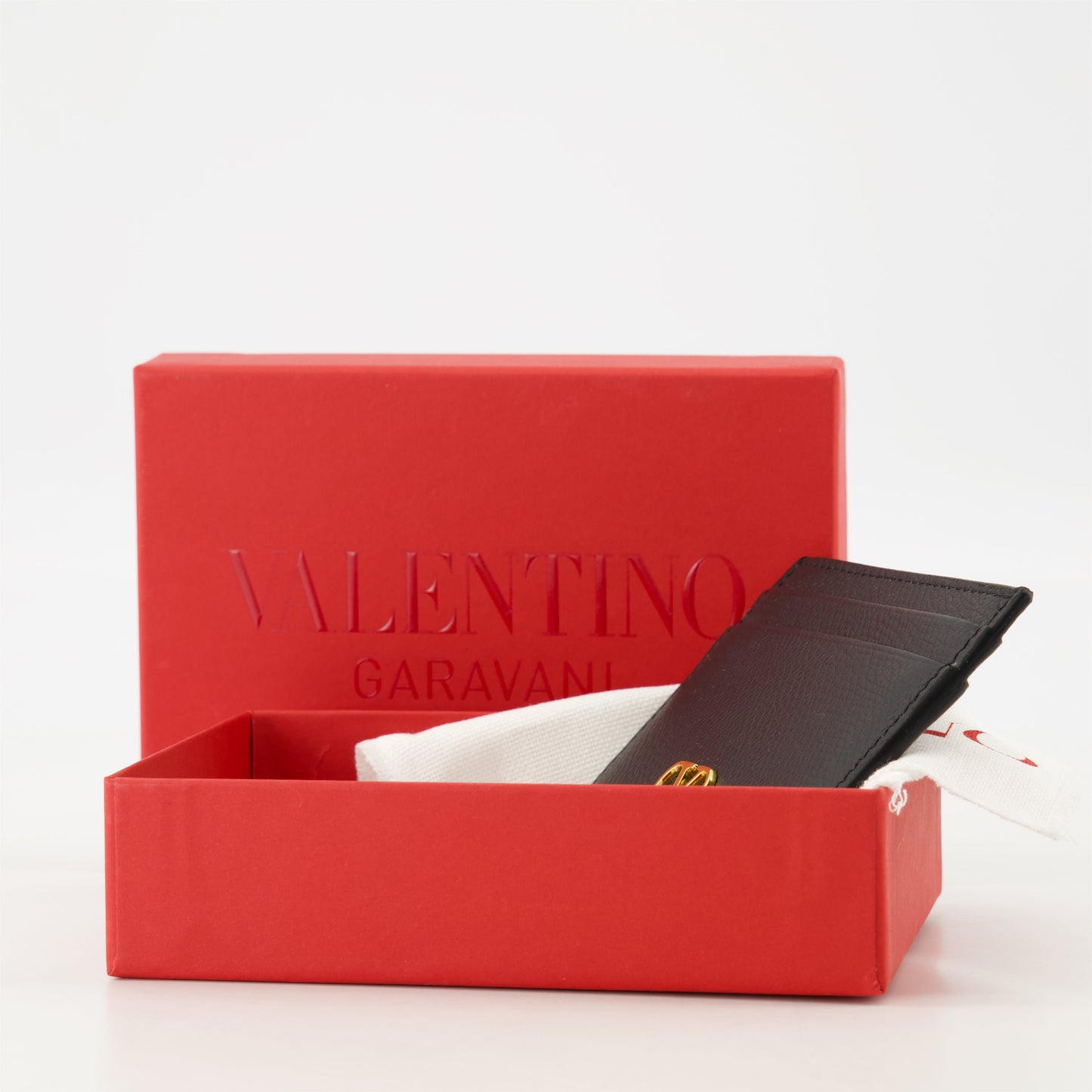 cardholder, Valentino Garavani, black leather accessories, VLogo cardholder, luxury accessories