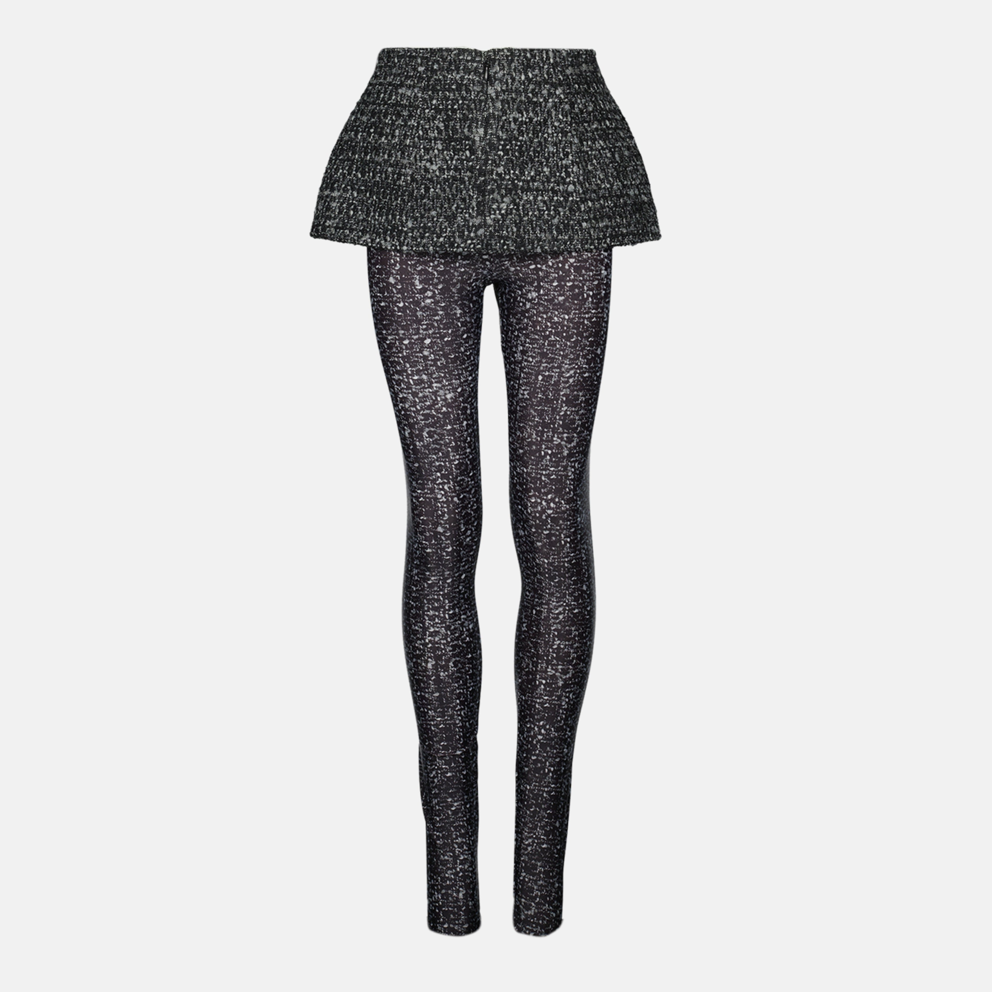 skirt leggings, Diesel, high waist leggings, tweed leggings, modern style