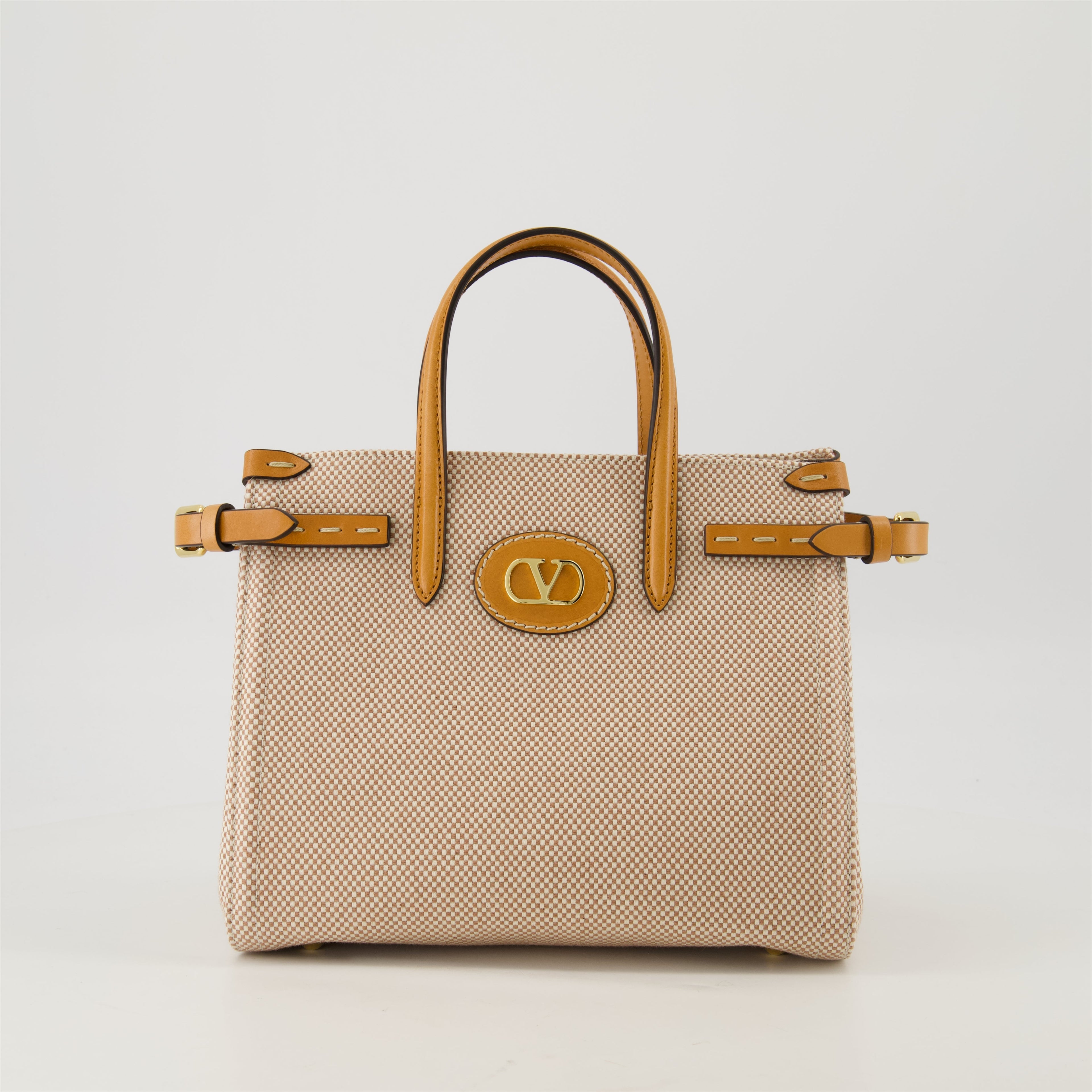 Antibes Canvas Bag, Valentino Garavani bags, beige shoulder bag, luxury handbag, designer canvas bags