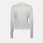 サテンストレッチボンバージャケット