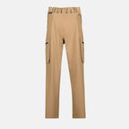 Image of Beige Cargo Pants by Moncler Grenoble for Women - Season Autumn-Winter 2024 - Back View