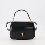 Bild der Sac Top Handle Paris noir von Ami PARIS für Unisex - Saison Herbst-Winter 2025 - Vorderansicht