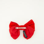 Image of Red Bow Barrette by Patou for Women - Season Autumn-Winter 2025 - Back View