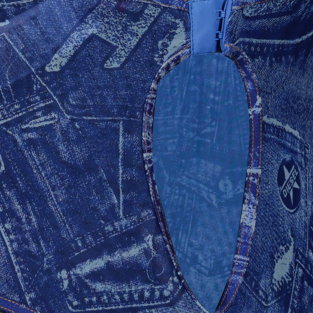 Image du Body Bridget-DNM Jean Bleu par Diesel pour Femmes - Saison Printemps-Été 2026 - Détail Vue 2