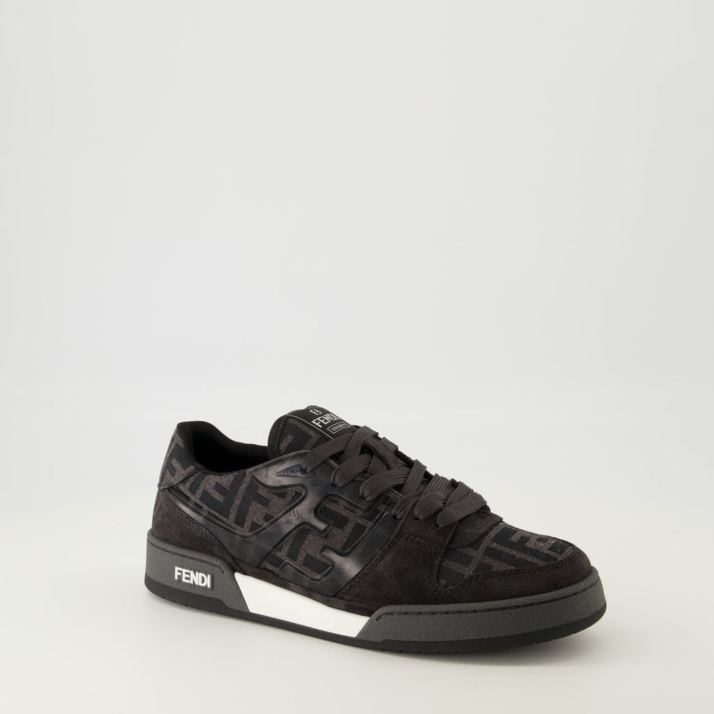 Fendi sneakers, black sneakers, luxury footwear, casual elegance, designer sneakers