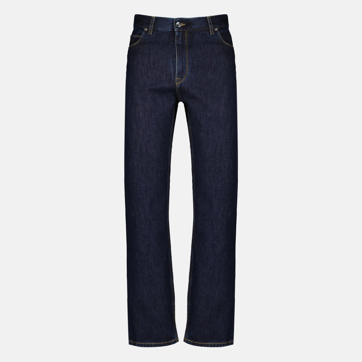Vaqueros rectos de denim sin tratar