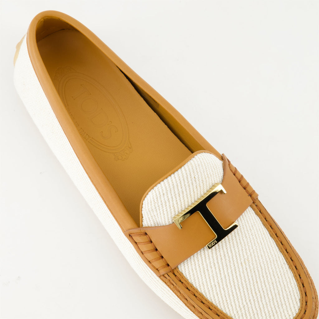 Mocassins, Gommino, Tod's, Beige and Brown Shoes, Luxury Footwear