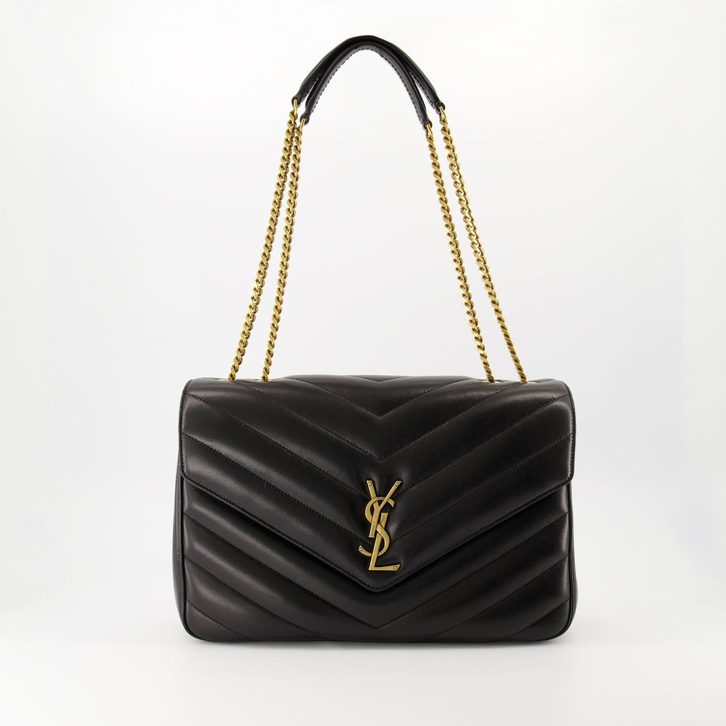 Image of Le Sac Loulou Large by Saint Laurent for Women - Season Spring-Summer 2025 - Front View