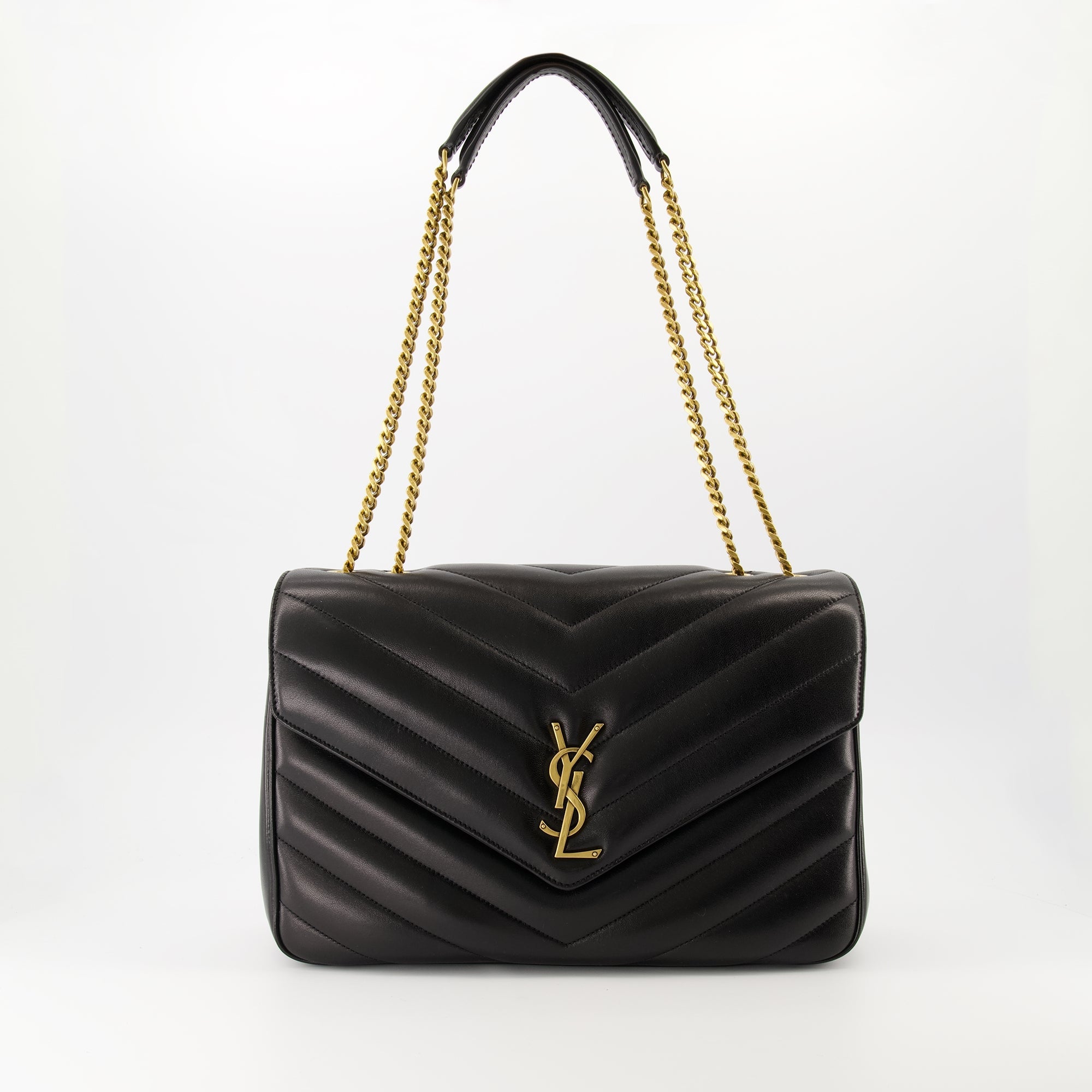 Image of Le Sac Loulou Large by Saint Laurent for Women - Season Spring-Summer 2025 - Front View