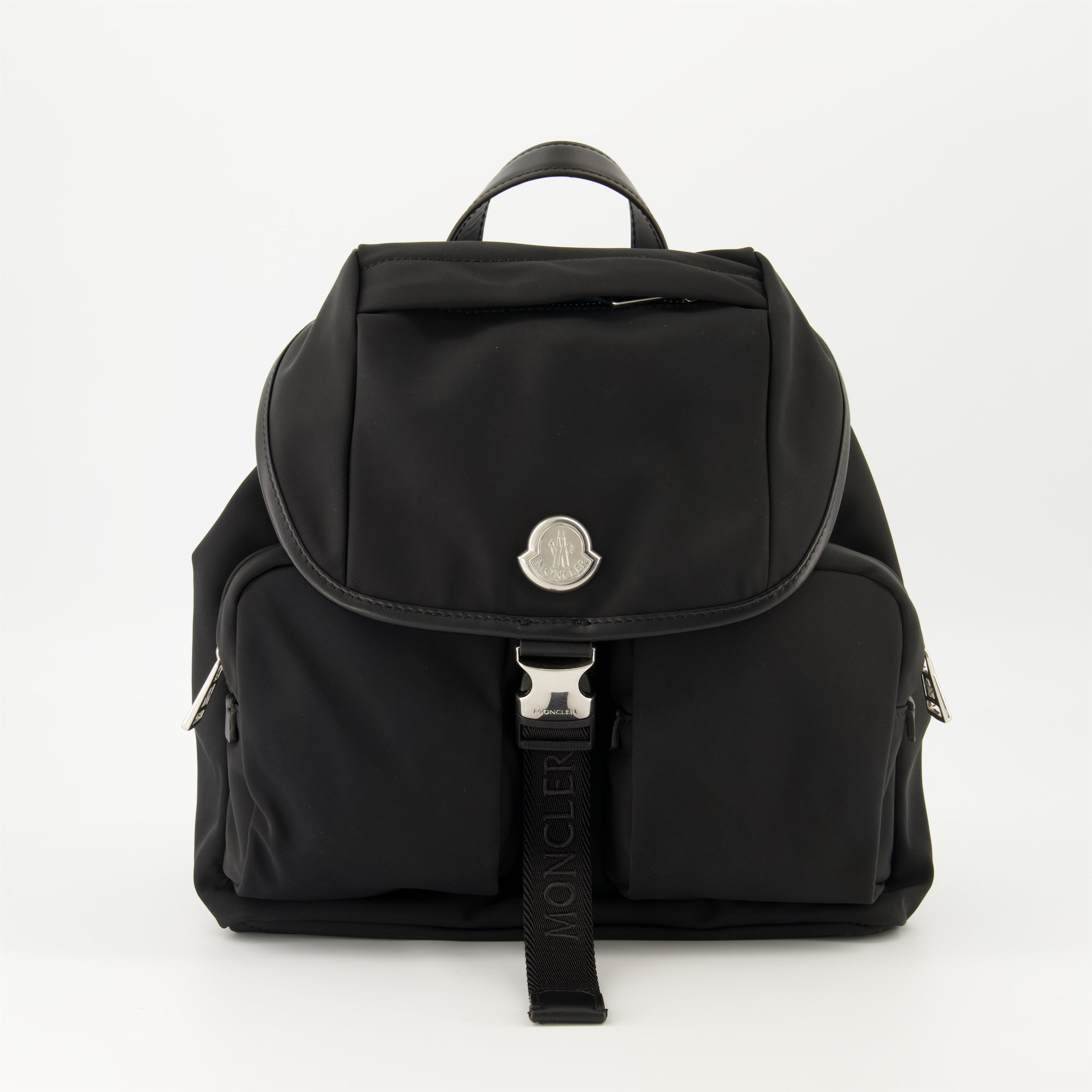 Moncler backpack, waterproof design, luxury accessories, functional fashion, stylish bags