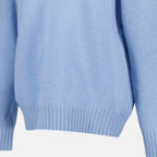 Prada sweater, blue wool sweater, luxury winter wear, premium knitwear, designer clothing