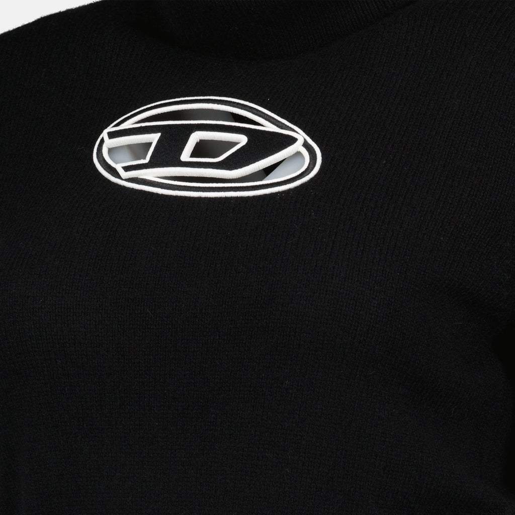 블랙 캐시미어 울 터틀넥