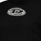 Col roulé noir en laine et cachemire