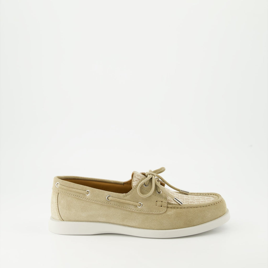 Image of Granville Boat Shoes by Dior for Men - Season Autumn-Winter 2024 - Right Side View