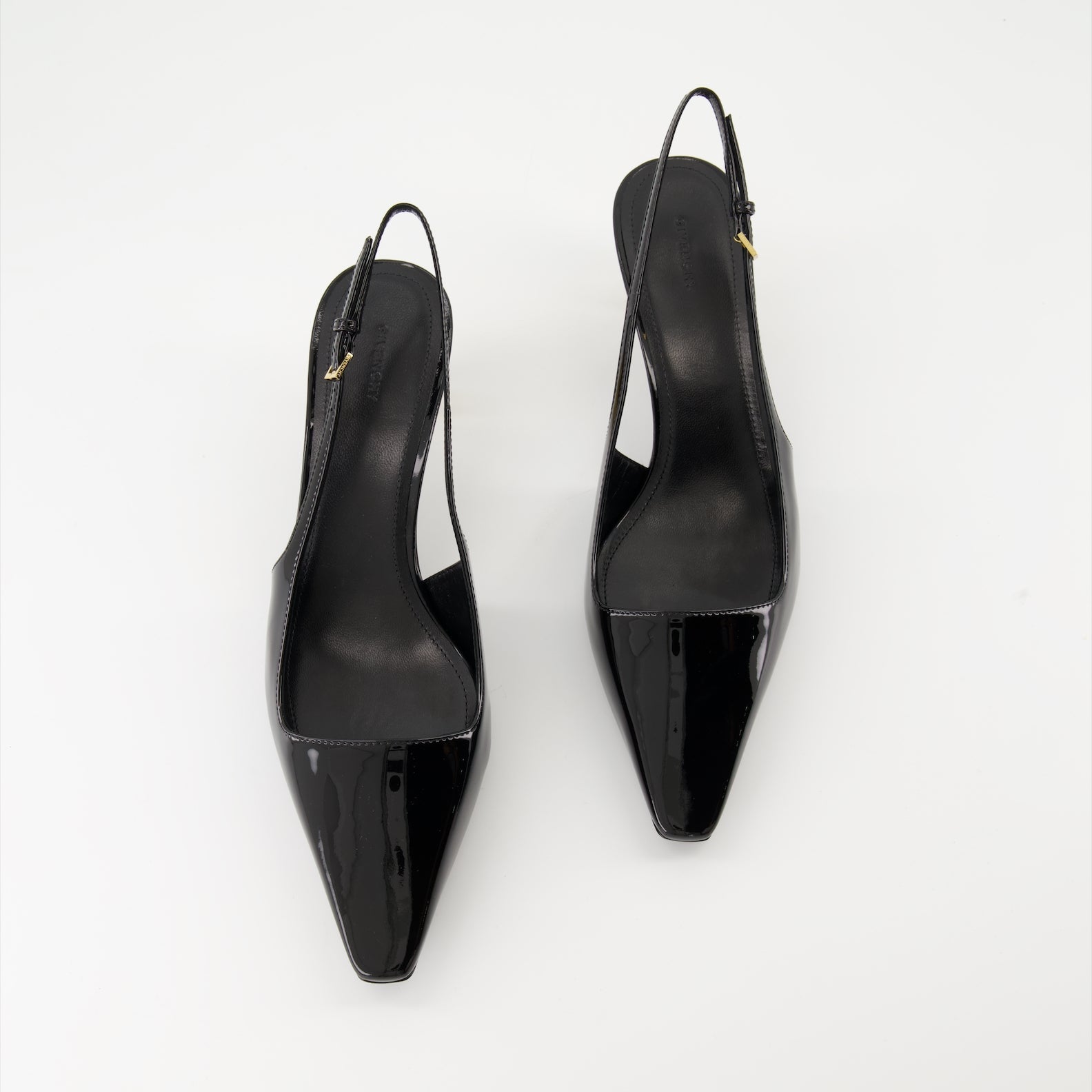 Givenchy pumps, patent leather heels, black pointed toe pumps, luxury footwear, Autumn-Winter fashion