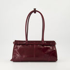 Bonnie Bordeaux Bag, Prada handbag, calf leather bag, designer accessories, stylish handbag